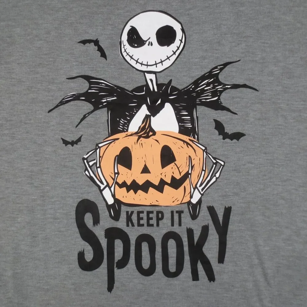 Tim Burton Nightmare Before Christmas Pajama Sleep Shirt Women 2X Keep It Spooky - Picture 2 of 8